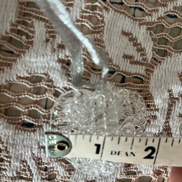 Glass blown Valentine’s Day Heart Ornaments Set of 8 with Silver Ribbon - Picture 6 of 10